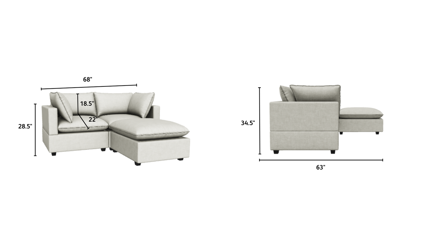3 Piece | Everyone Dream Sofa