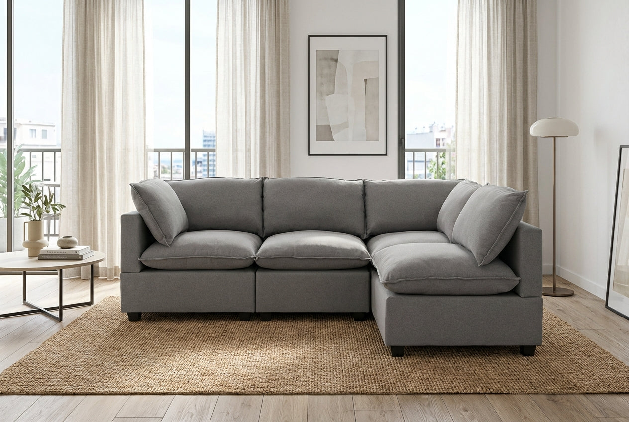4 Piece L-Shape | Everyone Dream Sofa