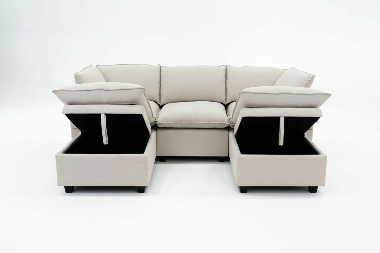 5 Piece U-Shape | Everyone Dream Sofa