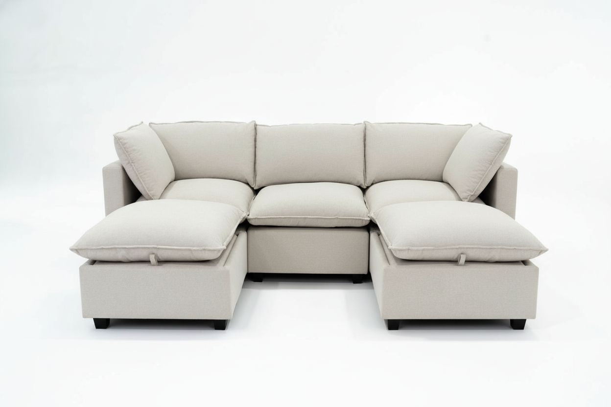 5 Piece U-Shape | Everyone Dream Sofa