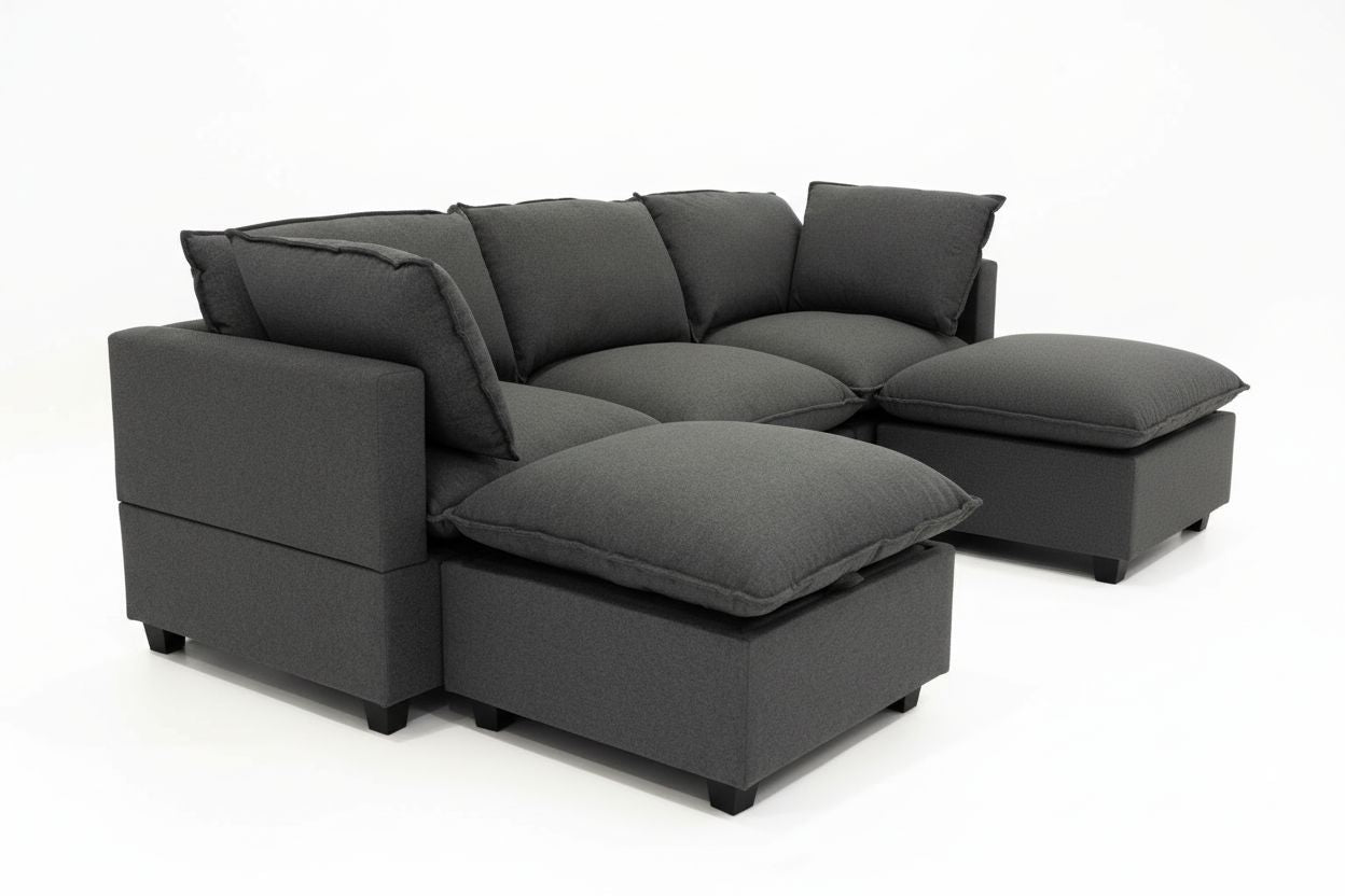 5 Piece U-Shape | Everyone Dream Sofa