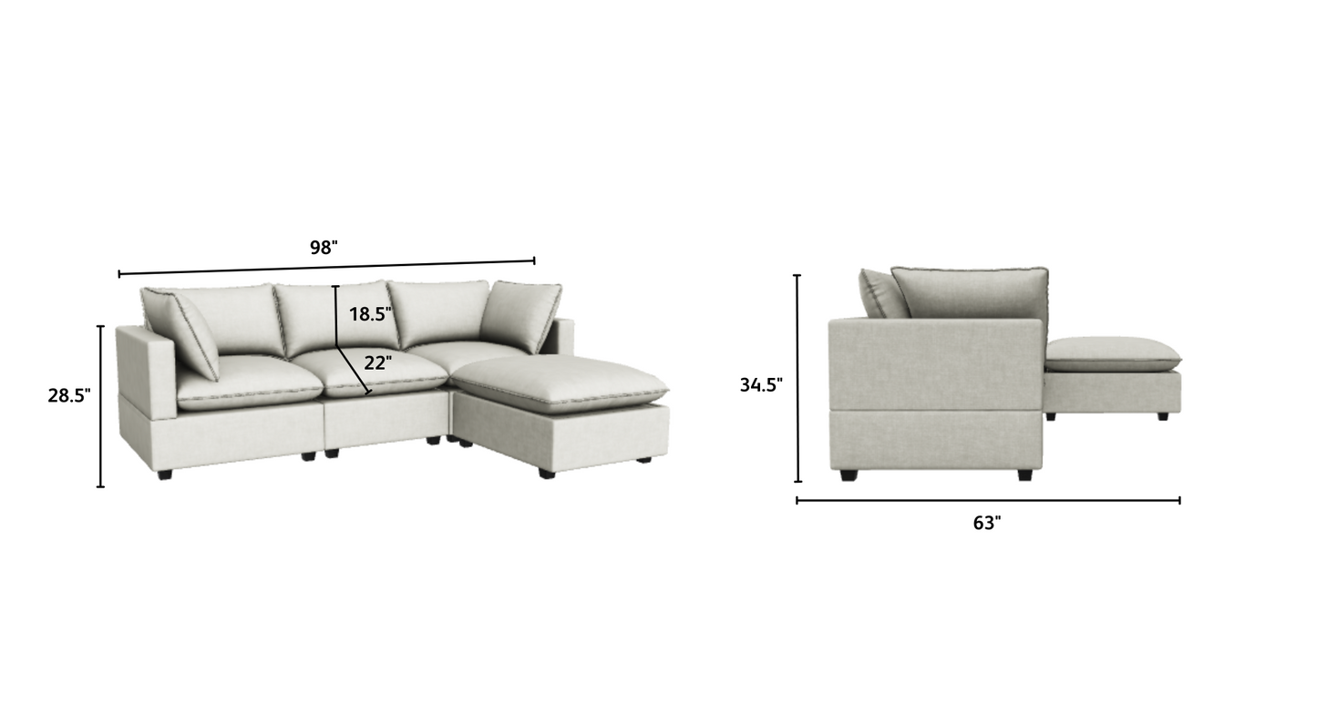 4 Piece - Everyone Dream Sofa