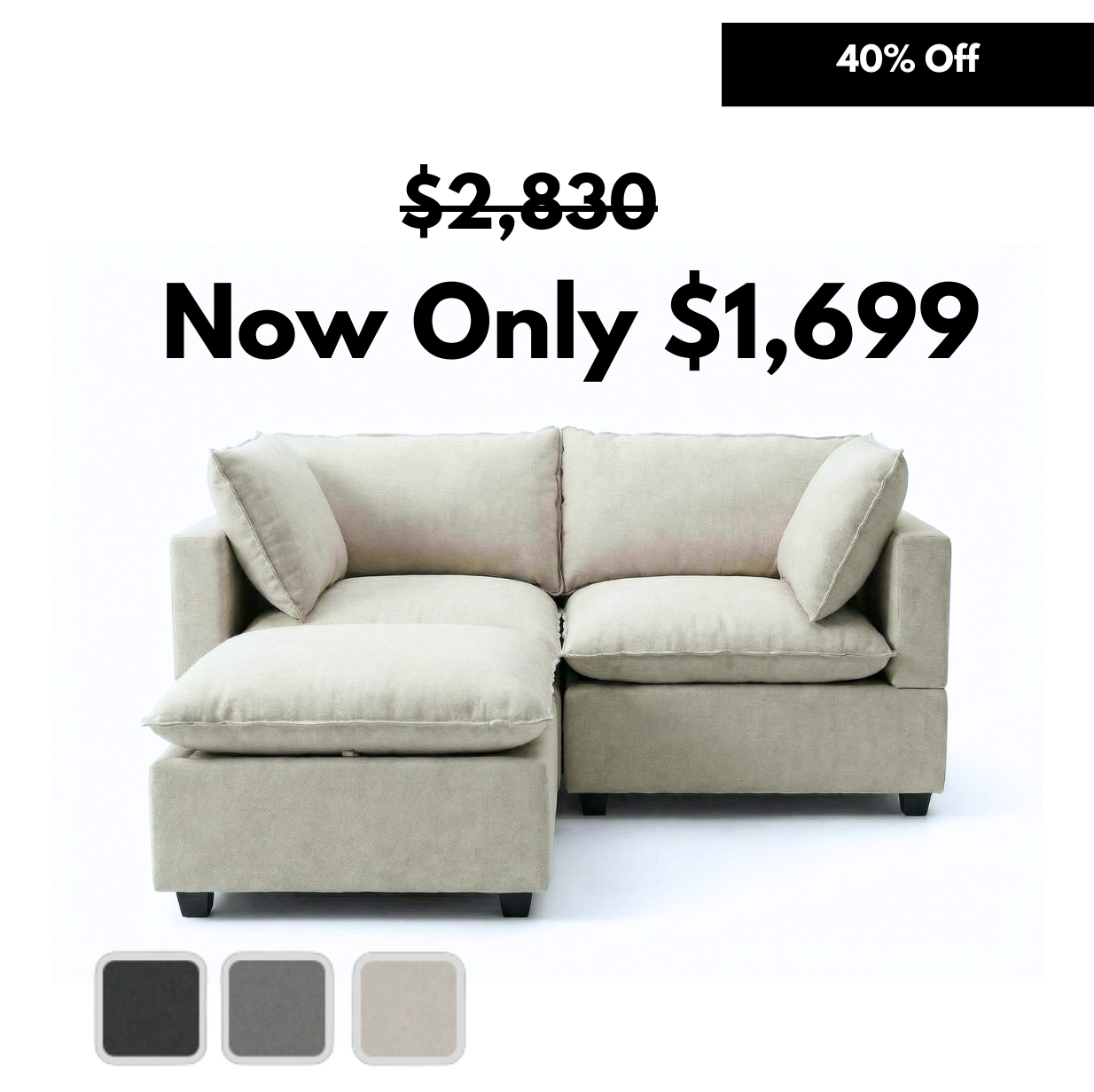 3 Piece Classic | Everyone Dream Sofa