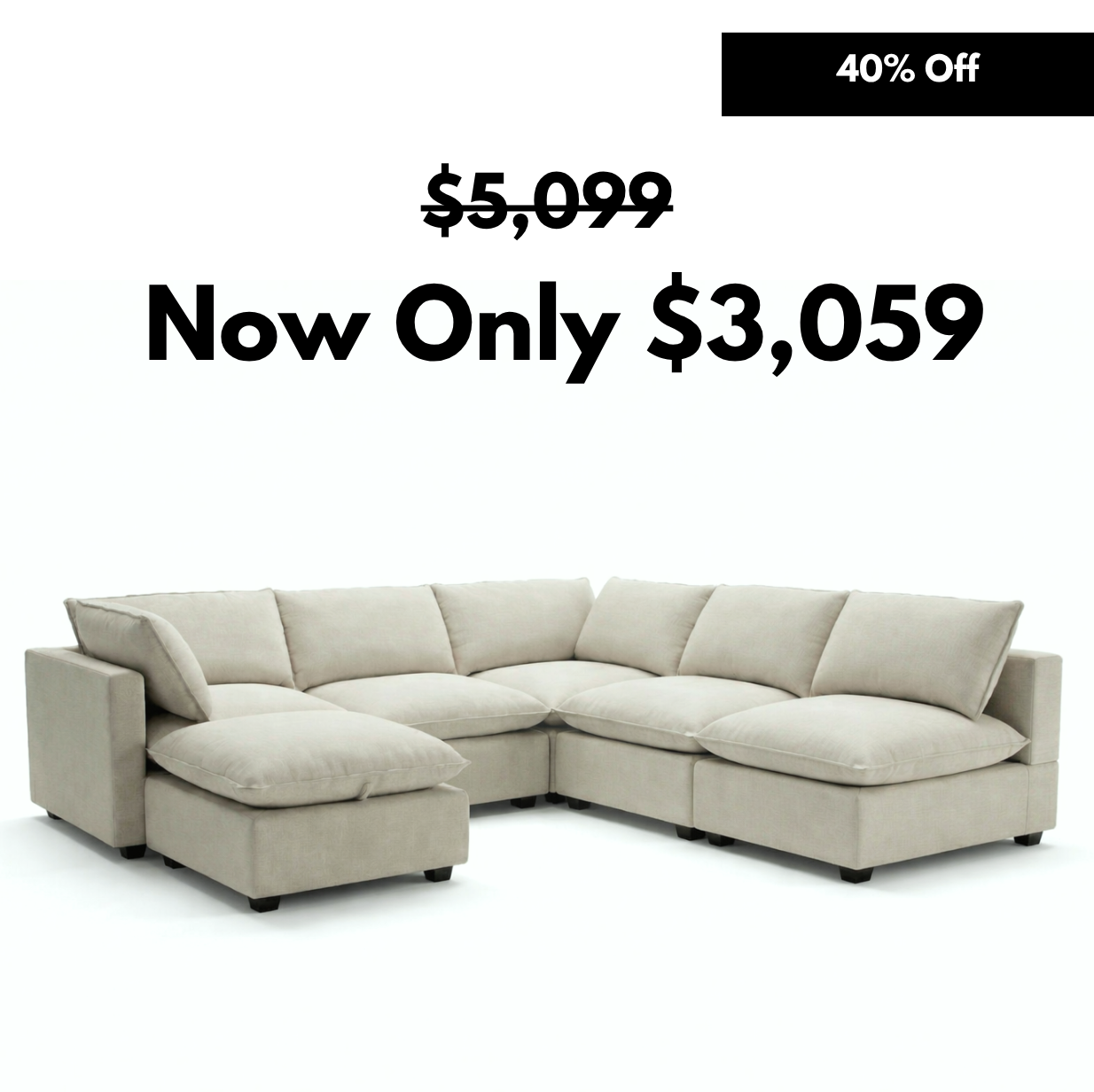 6 Piece Classic | Everyone Dream Sofa