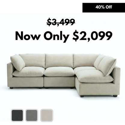 4 Piece L-Shape | Everyone Dream Sofa
