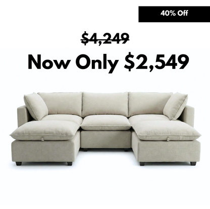 5 Piece U-Shape | Everyone Dream Sofa