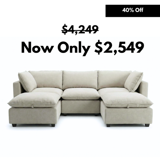 5 Piece U-Shape | Everyone Dream Sofa