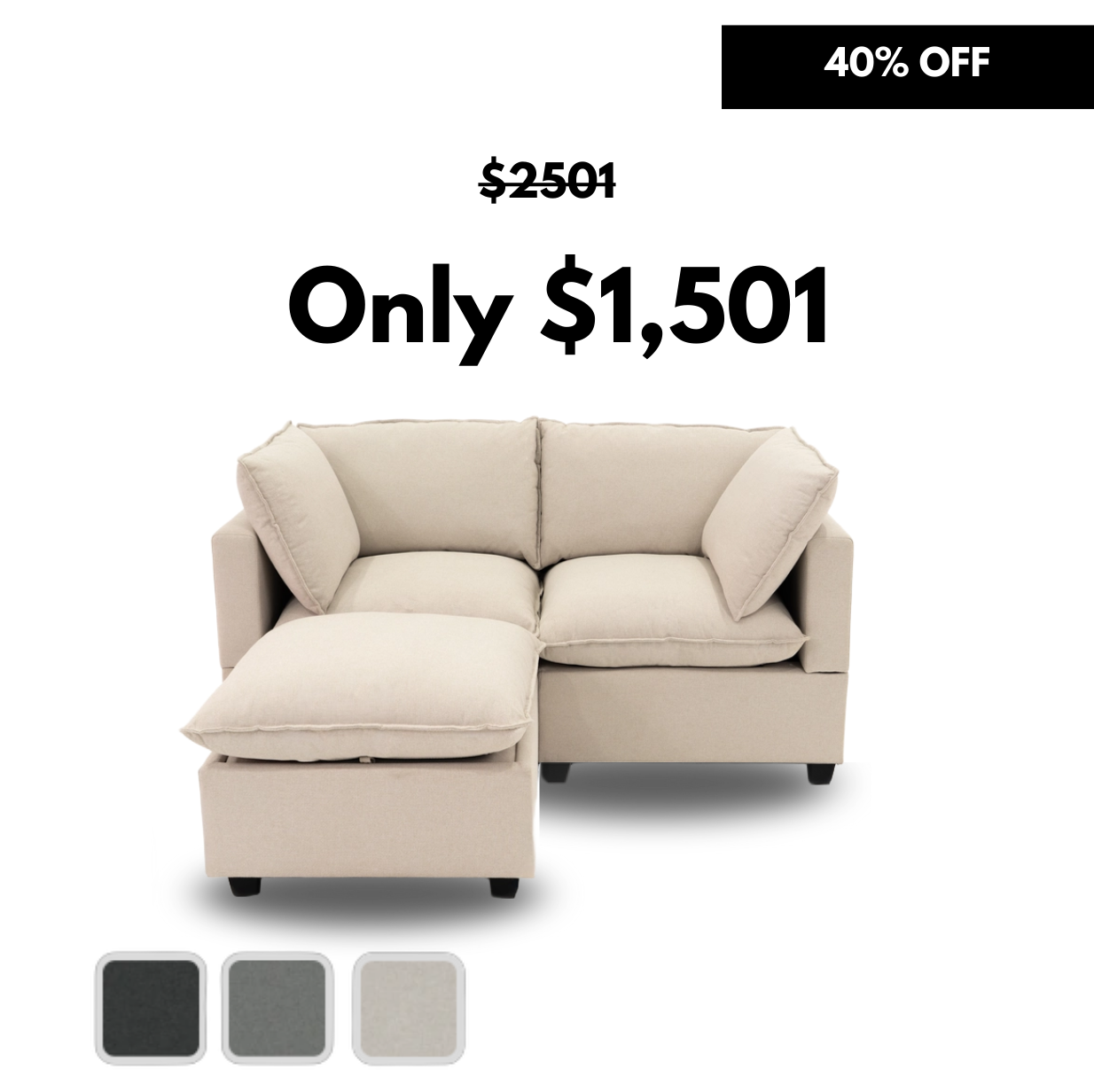 4 Piece - Everyone Dream Sofa