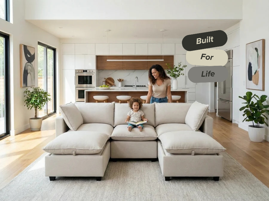 5 Piece U-Shape | Everyone Dream Sofa