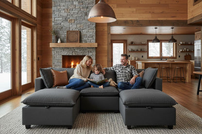 5 Piece U-Shape | Everyone Dream Sofa