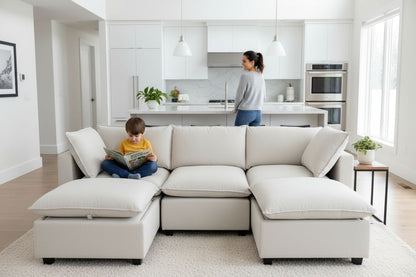 5 Piece U-Shape | Everyone Dream Sofa