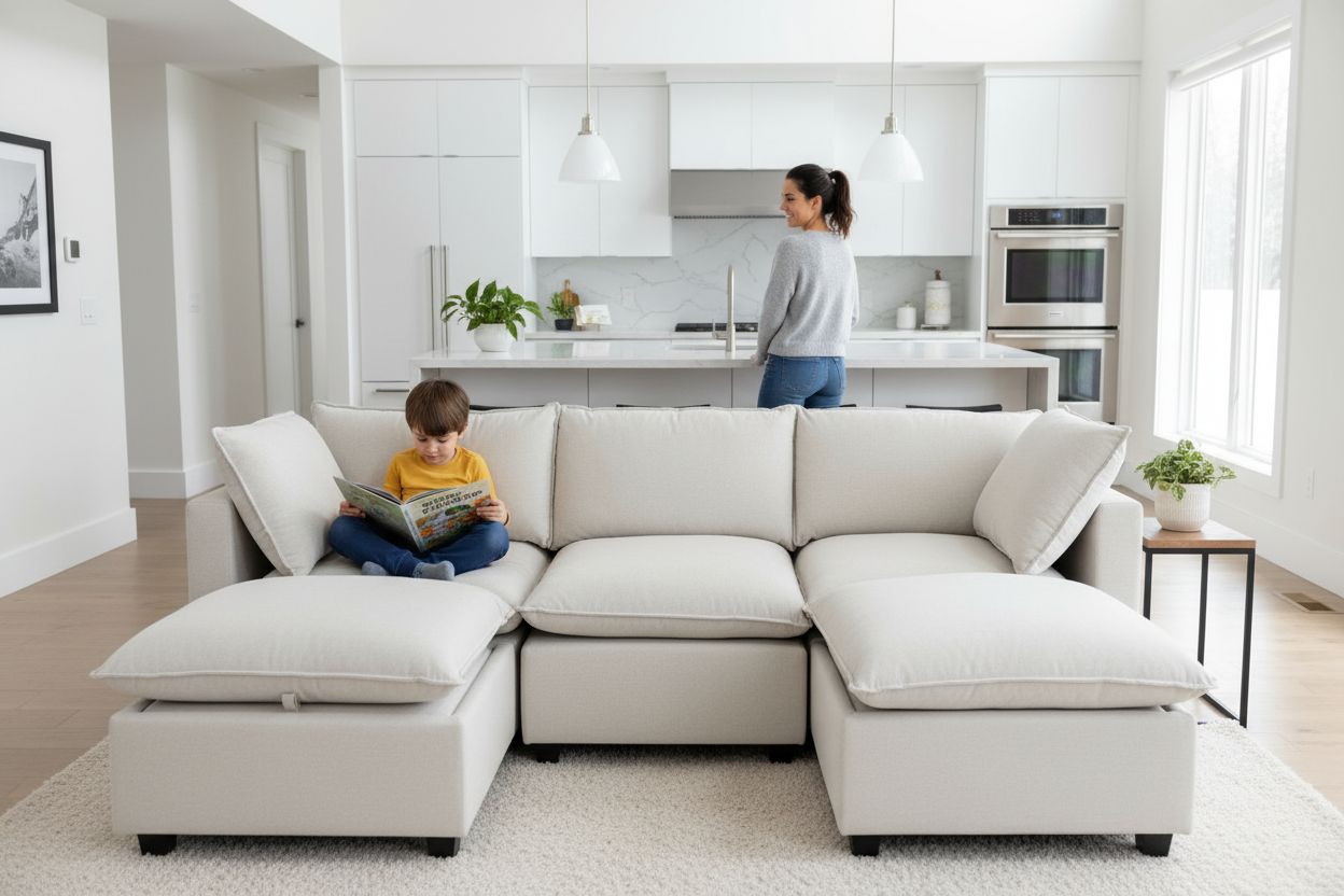 5 Piece U-Shape | Everyone Dream Sofa